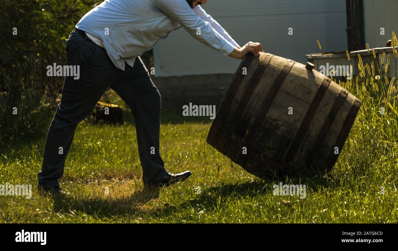 Beer barrel man hires stock photography and images Alamy