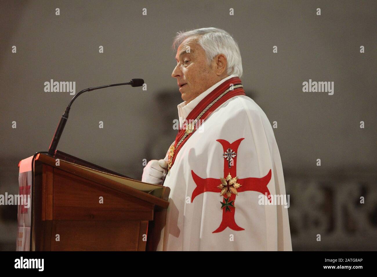 Aversa, Italy. 02nd Feb, 2020. Religious ceremony of the Presentation