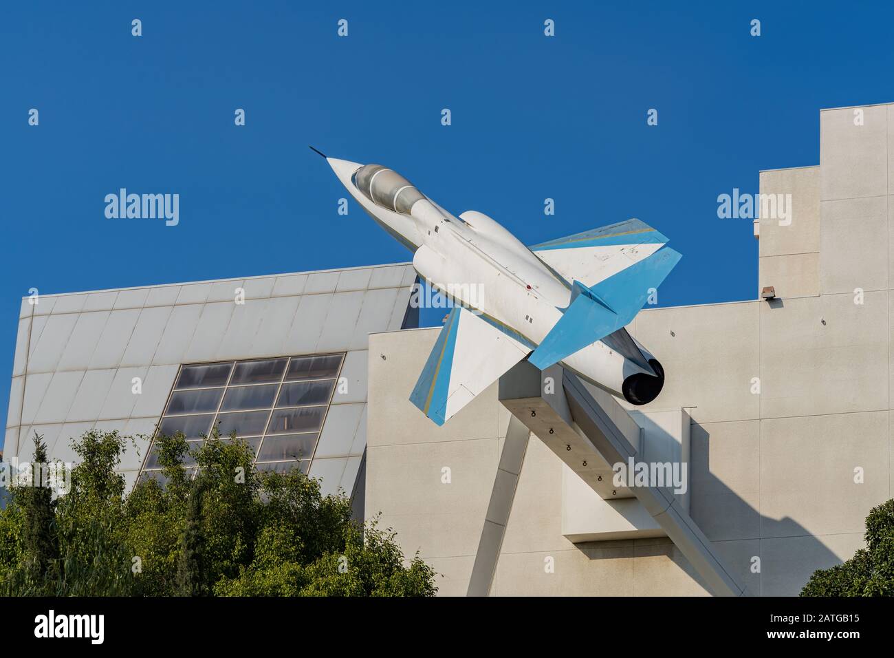 Los Angeles, Jan 15: Afternoon sunny view of Lockheed F-104D ...