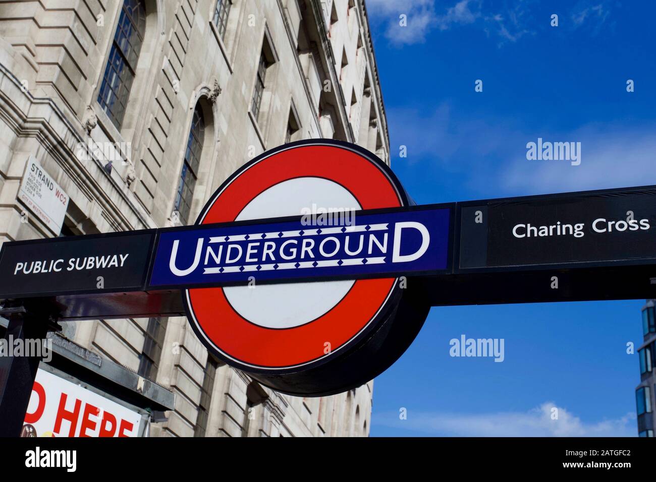 Underground, Charing Cross, London, England Stock Photo - Alamy