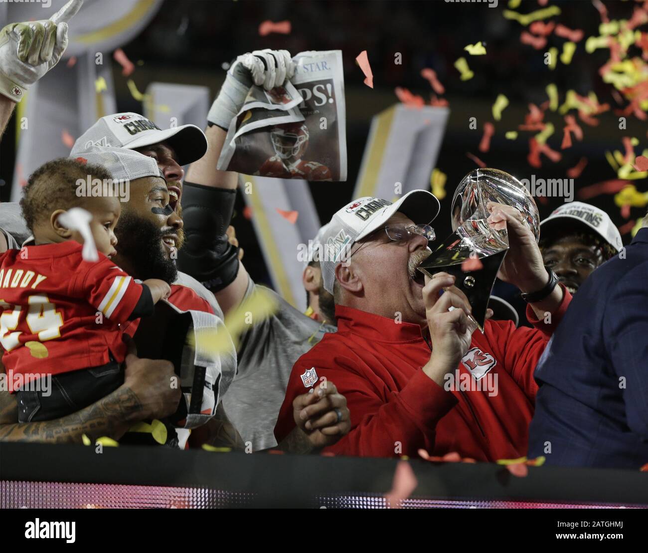 Andy reid lombardi trophy hi-res stock photography and images - Alamy