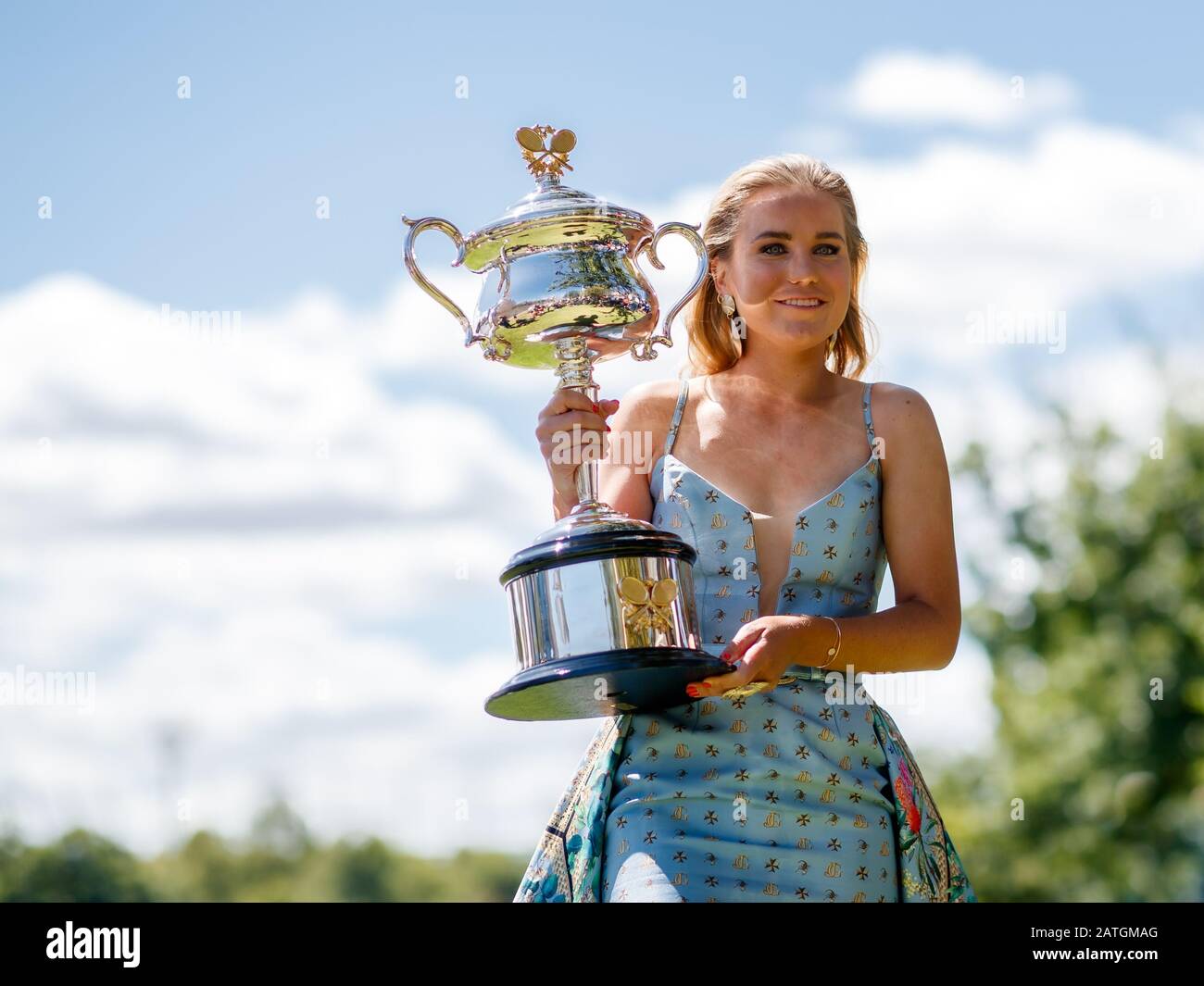 2020 Australian Open winner SOFIA KENIN (USA) at a photoshoot in