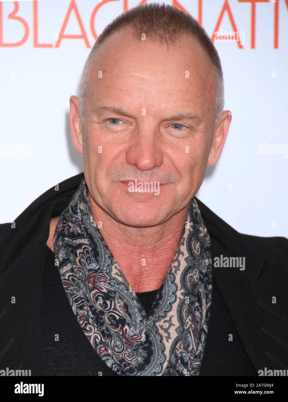 Sting, 2013, Photo By John Barrett/PHOTOlink / MediaPunch Stock Photo ...