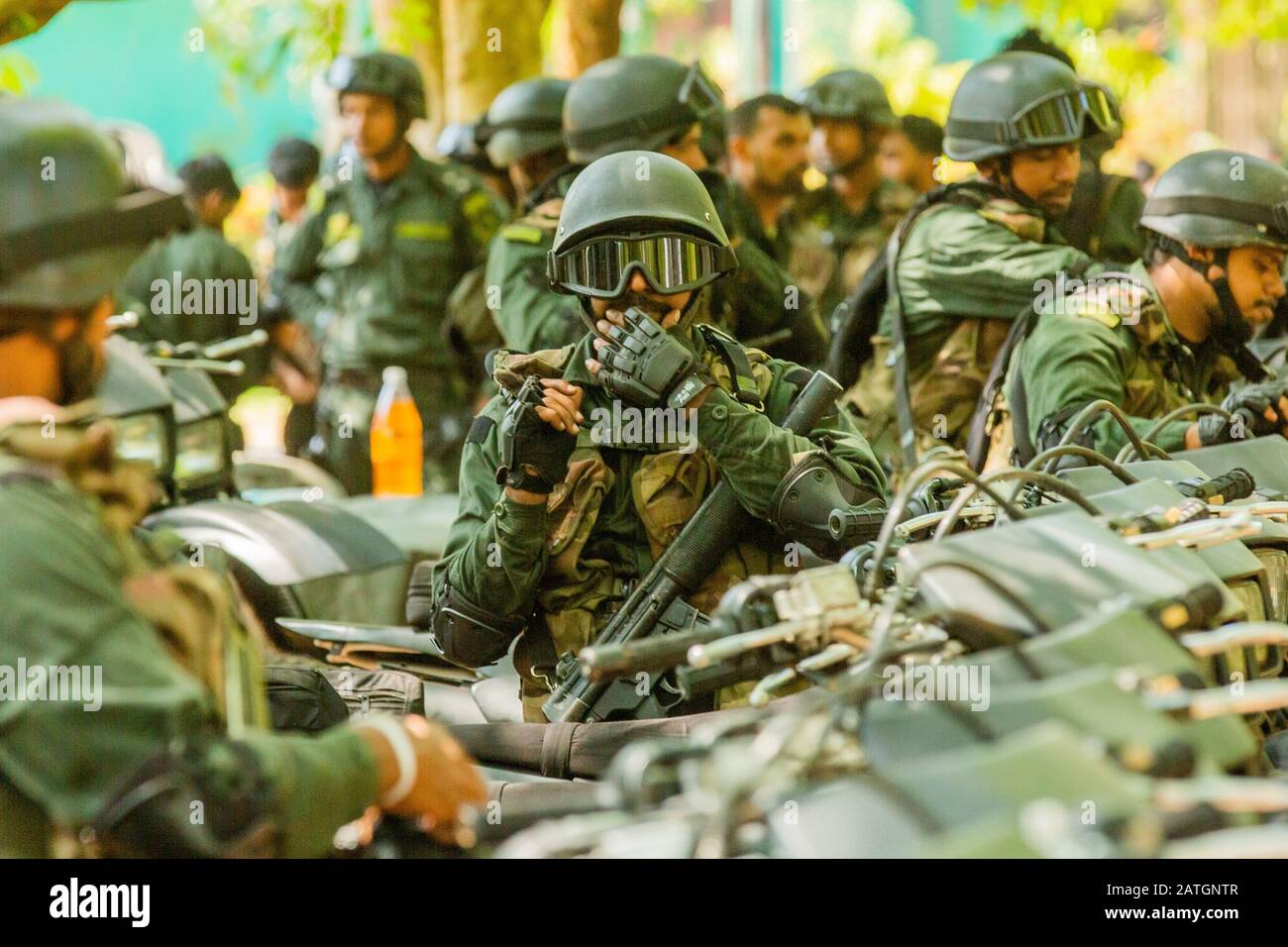 Sri lankan special force combat riders hi-res stock photography and ...