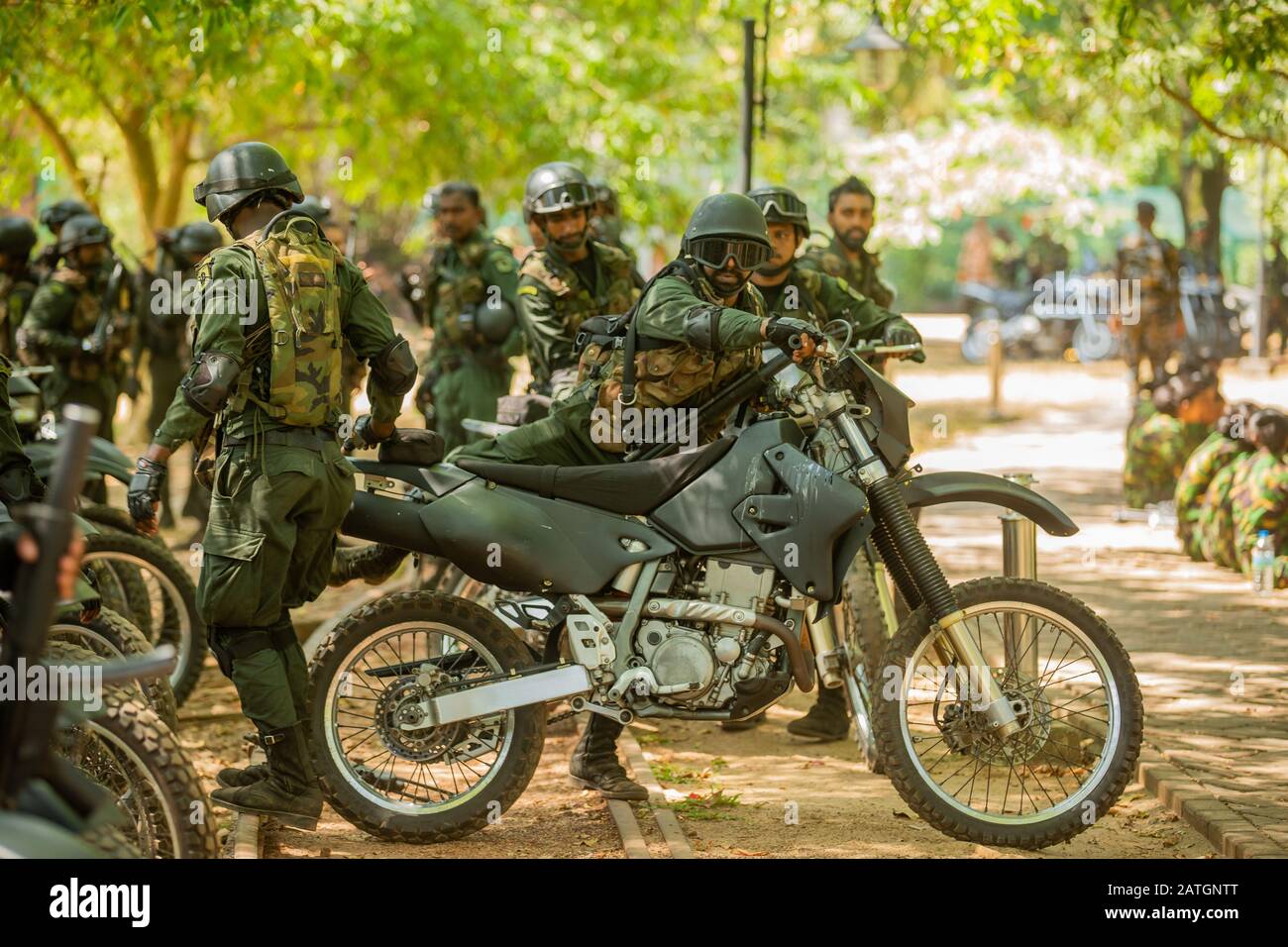 Sri lankan special force combat riders hi-res stock photography and ...