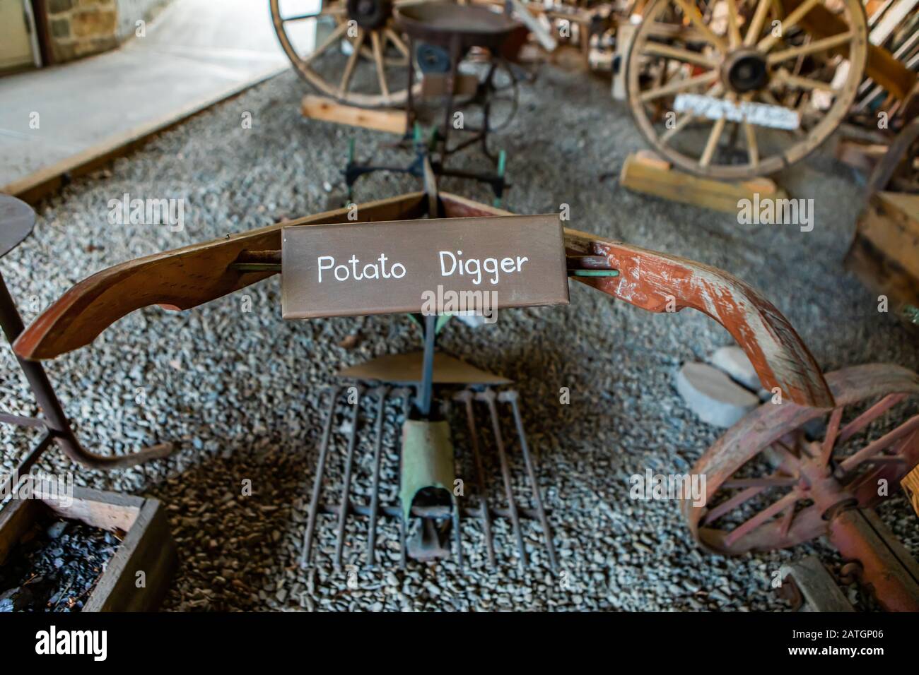 Potato Digger High Resolution Stock Photography And Images Alamy