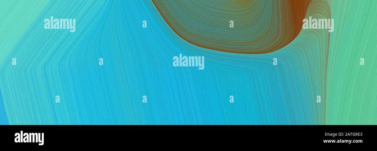 Banner Background Graphic With Medium Turquoise Light Sea Green
