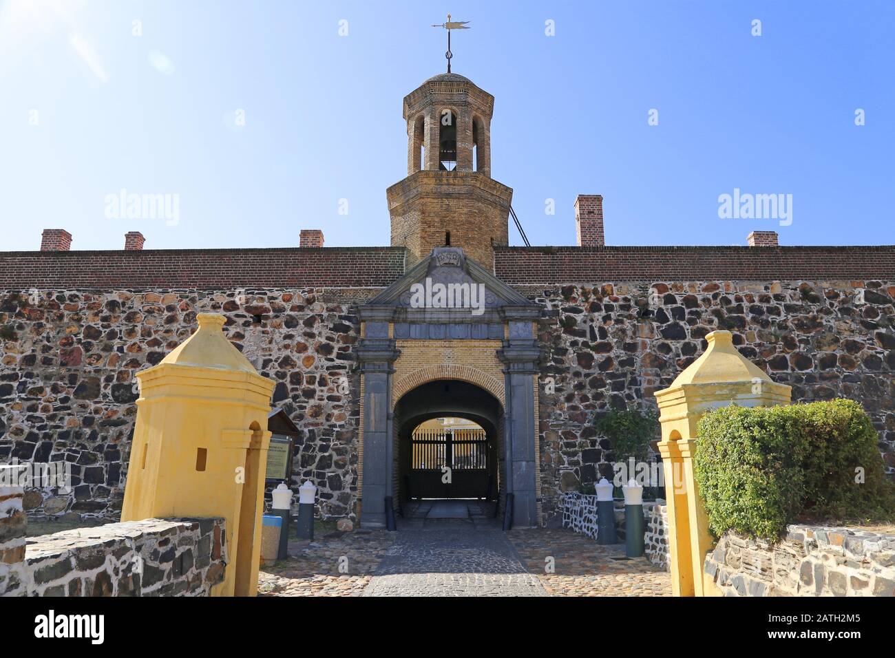 Bell Tower Entrance, Castle of Good Hope, Cape Town, Table Bay, Western Cape Province, South Africa, Africa Stock Photo