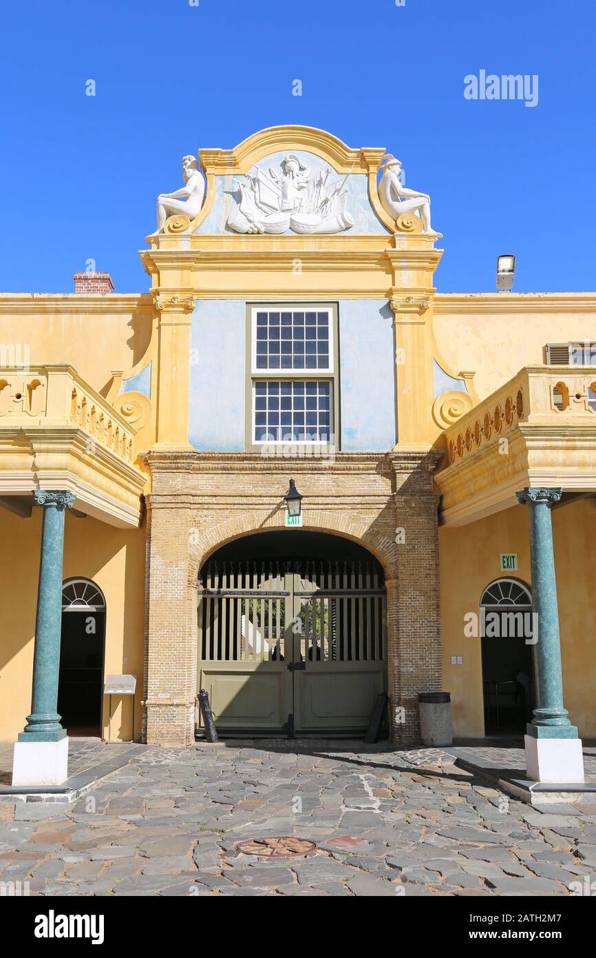 Entrance Gate, Outer Court, Castle of Good Hope, Cape Town, Table Bay, Western Cape Province, South Africa, Africa Stock Photo