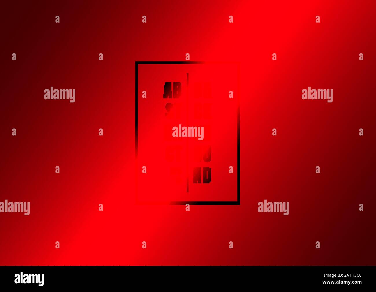 Abstract seamless striped diagonal lines pattern red gradient background and texture. Vector illustration Stock Vector
