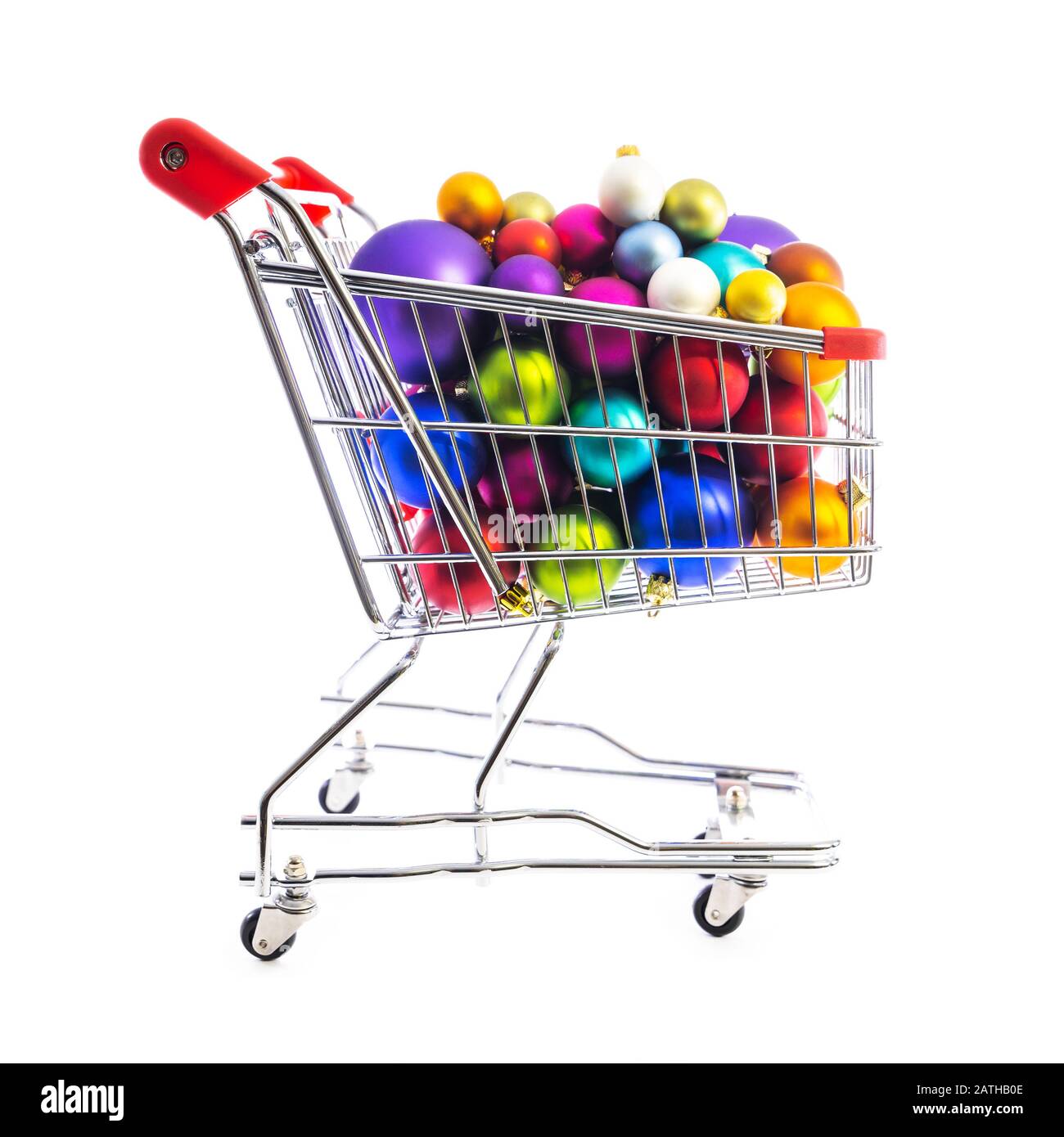 Trolley supermarket isolated hi-res stock photography and images - Alamy