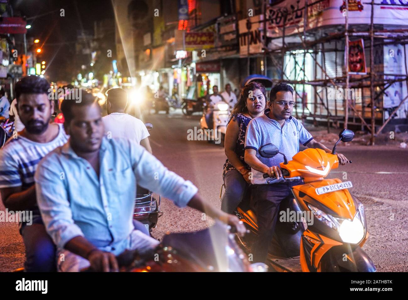 Indian Night Riders Indian roads at night hi-res stock photography and images - Alamy