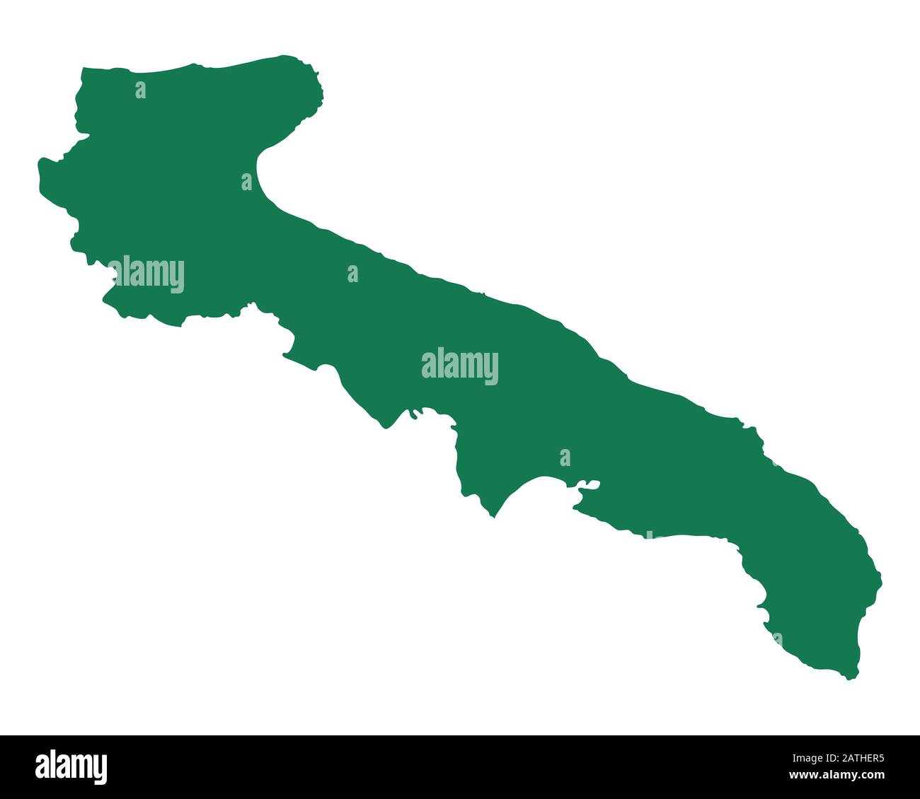 Mapa Apuli Map of Apulia Stock Photo - Alamy