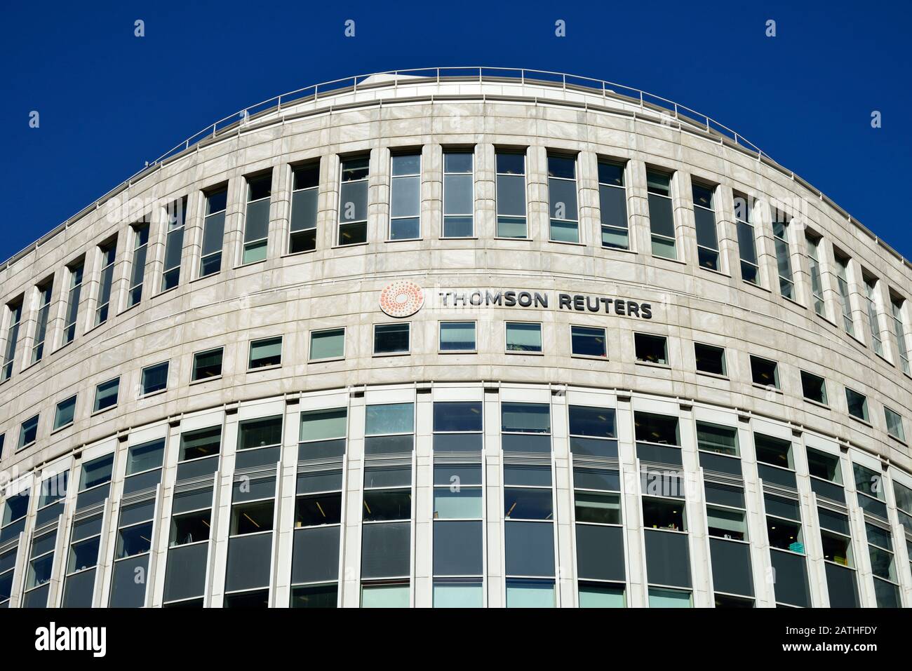 The Thomson Reuters Building, 30 South Colonnade, Canary Wharf, East London, United Kingdom Stock Photo