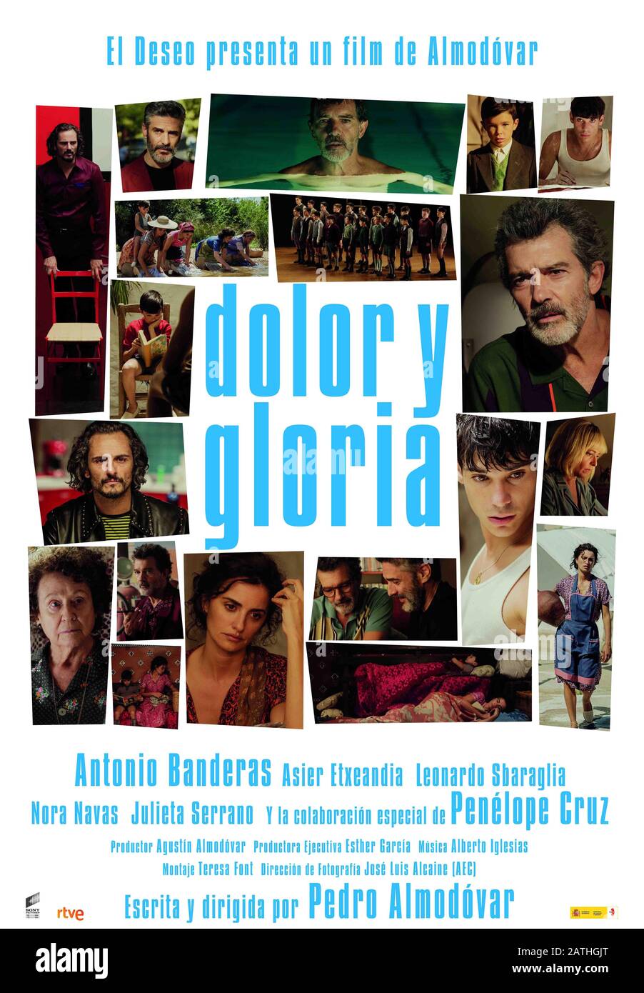 Dolor y gloria Year : 2019 Spain Director : Pedro Almodovar Poster (Spain) Stock Photo