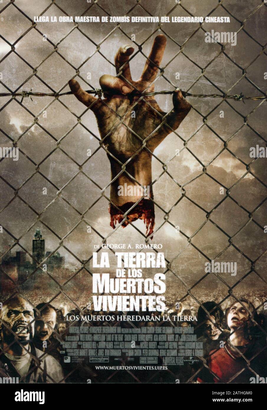 Land of the dead  Year : 2005 USA Director : George A. Romero Poster du film (Spain) Stock Photo