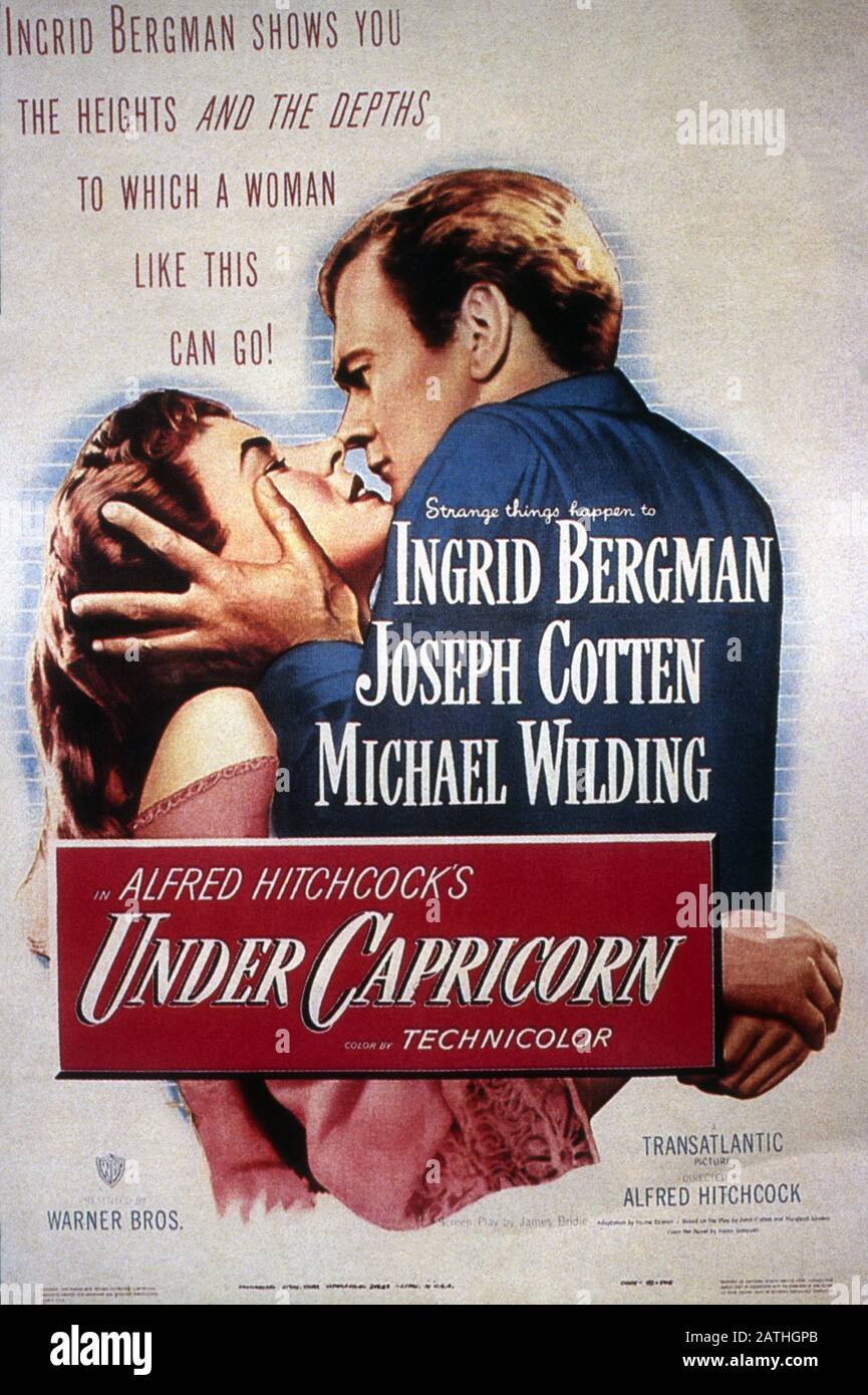 Under Capricorn Year 1949 UK Director Alfred Hitchcock Ingrid