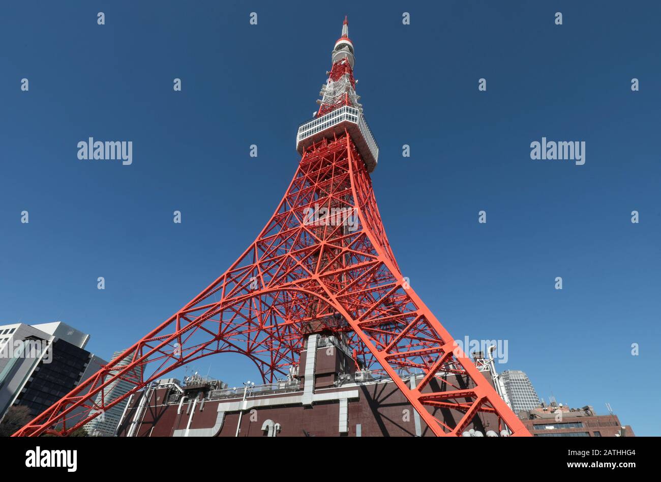 TOKYO TOWER, TOKYO, JAPAN Stock Photo