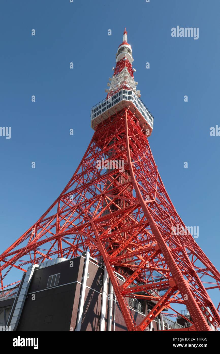 TOKYO TOWER, TOKYO, JAPAN Stock Photo