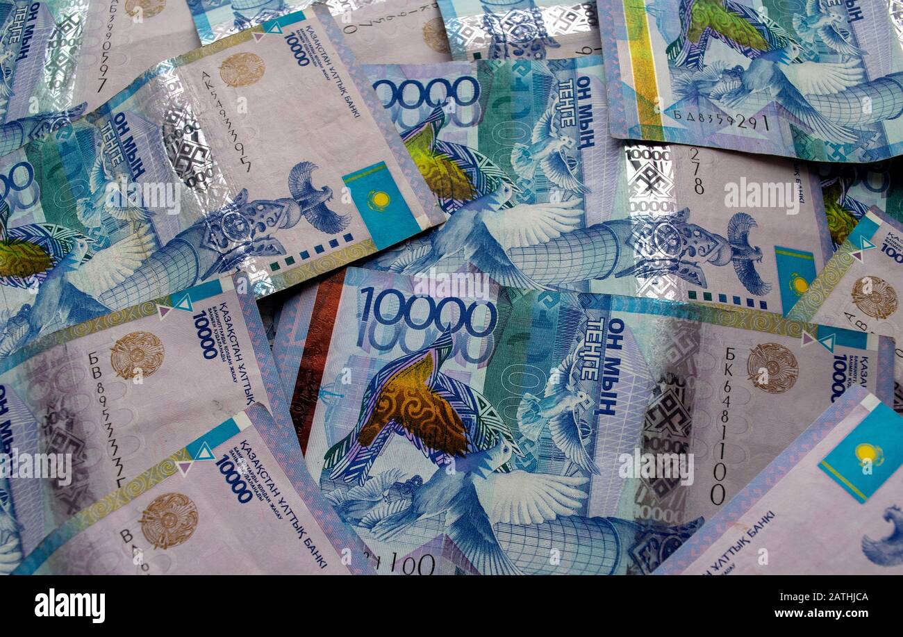 Tenge kazakh banknotes hi-res stock photography and images - Alamy