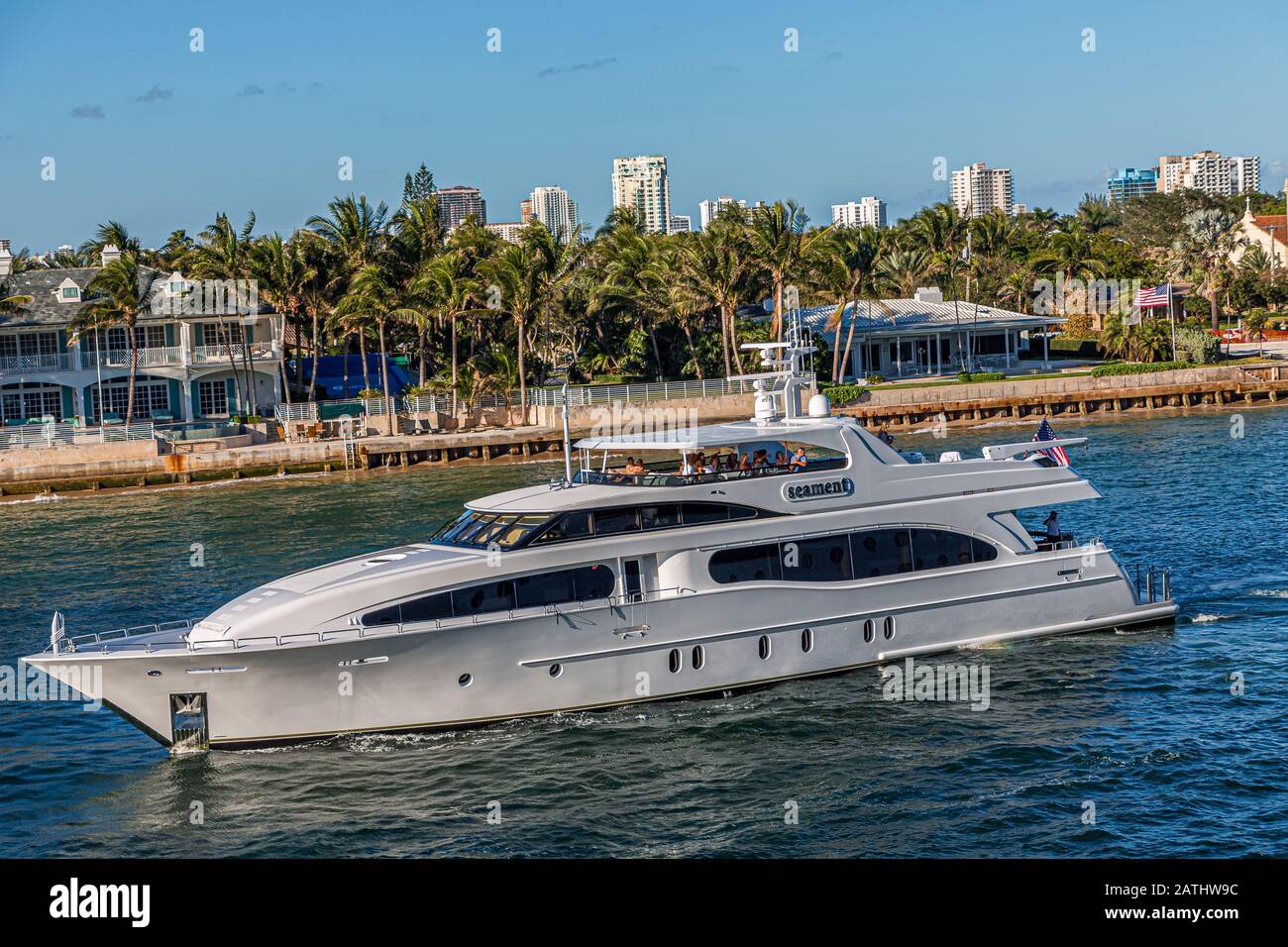 Yacht Seament in Fort Lauderdale Stock Photo - Alamy