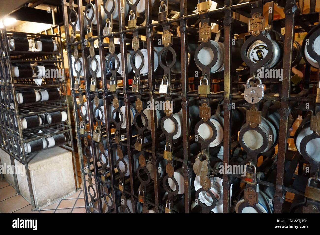 Beer Steins at Hofbrauhaus Munich Stock Photo Alamy