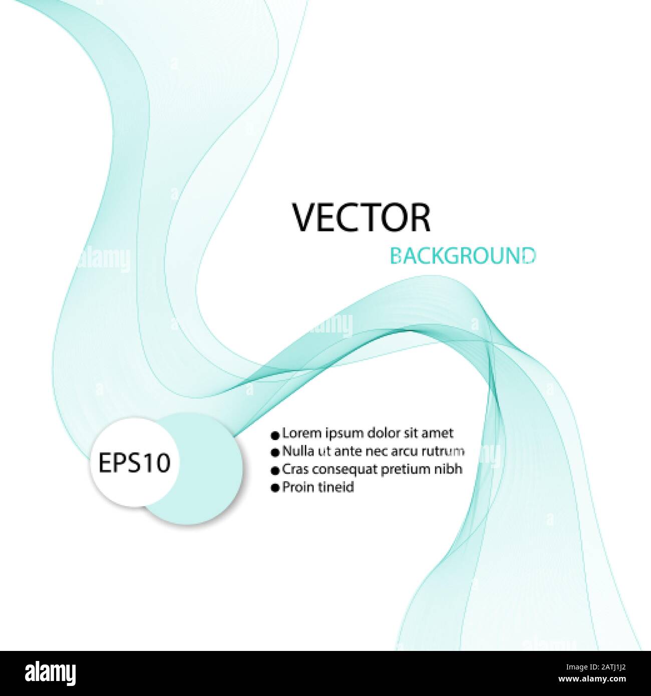 Abstract smooth blue wave vector. Covered flow blue motion illustration ...