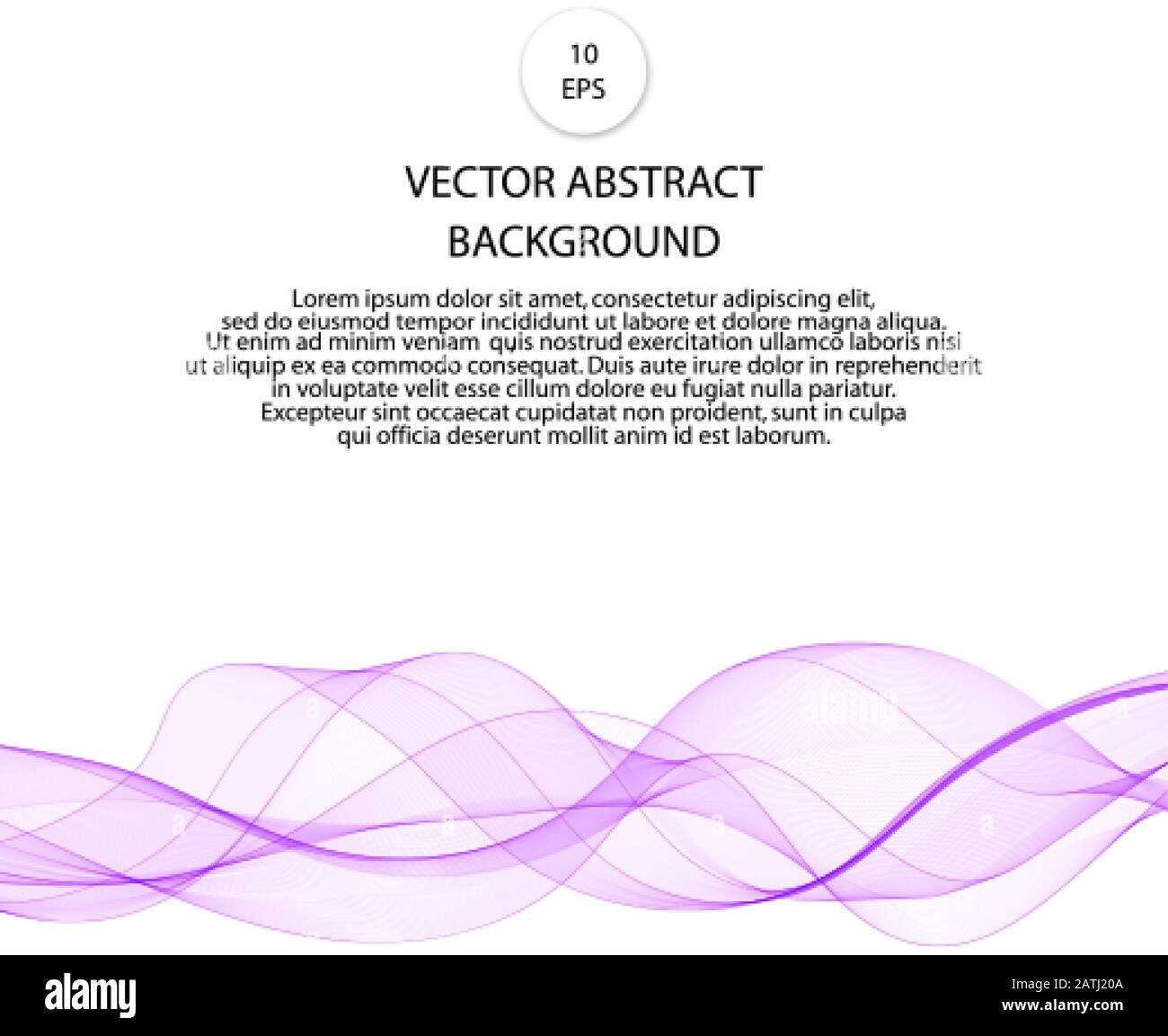 Abstract motion smooth color wave vector. Curve purple lines Stock ...
