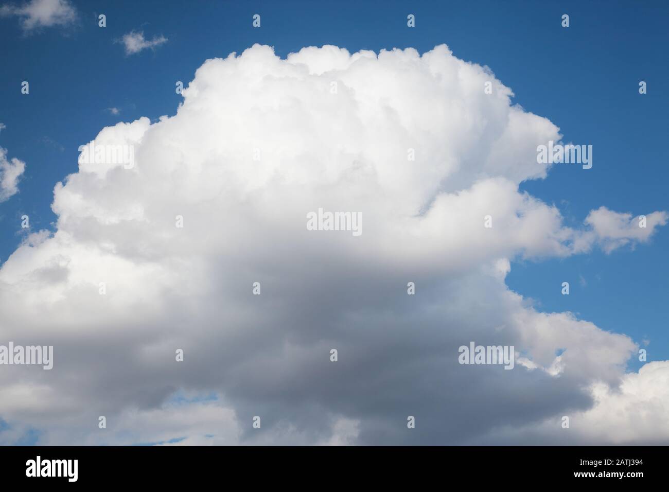 Blue sky with clouds, natural background Stock Photo - Alamy