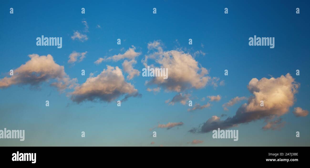 Panorama cloudy sky sunset hi-res stock photography and images - Alamy