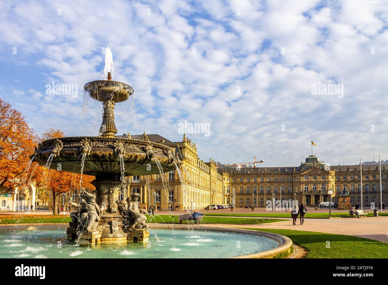 Schlossplatz, Stuttgart, Germany Stock Photo - Alamy