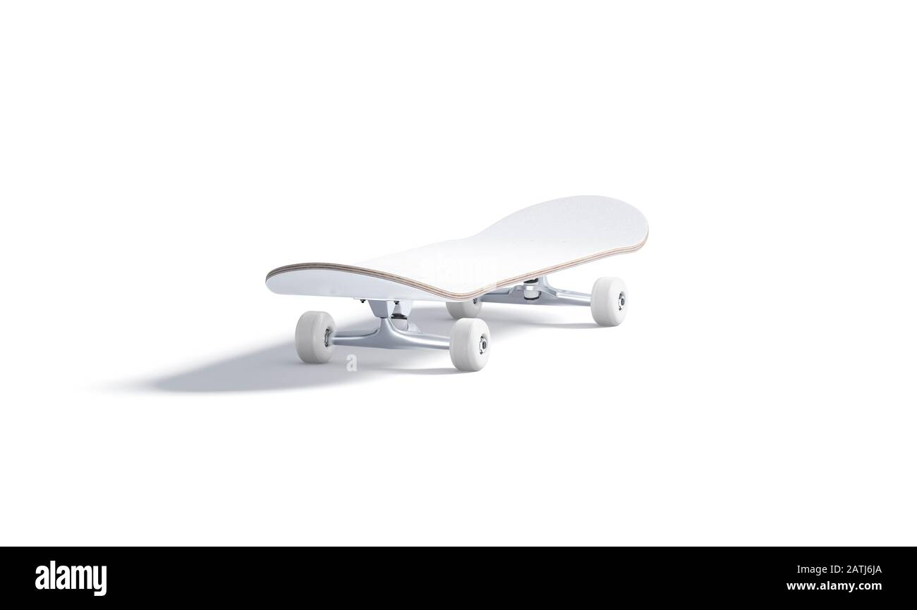 Download Blank White Wood Skateboard With Wheels Mockup Isolated 3d Rendering Empty Skating Timber Old Culture Mock Up Side View Clear Teenage Longboard F Stock Photo Alamy PSD Mockup Templates