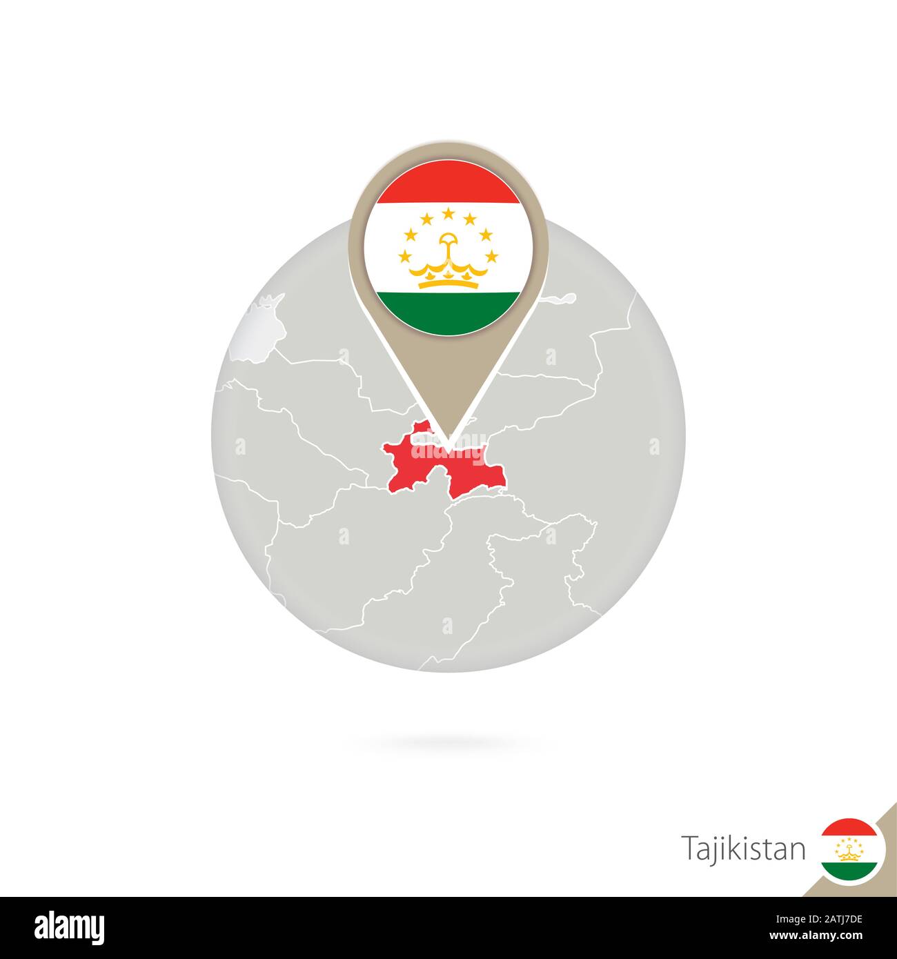 Tajikistan Flag Stock Vector Images Alamy