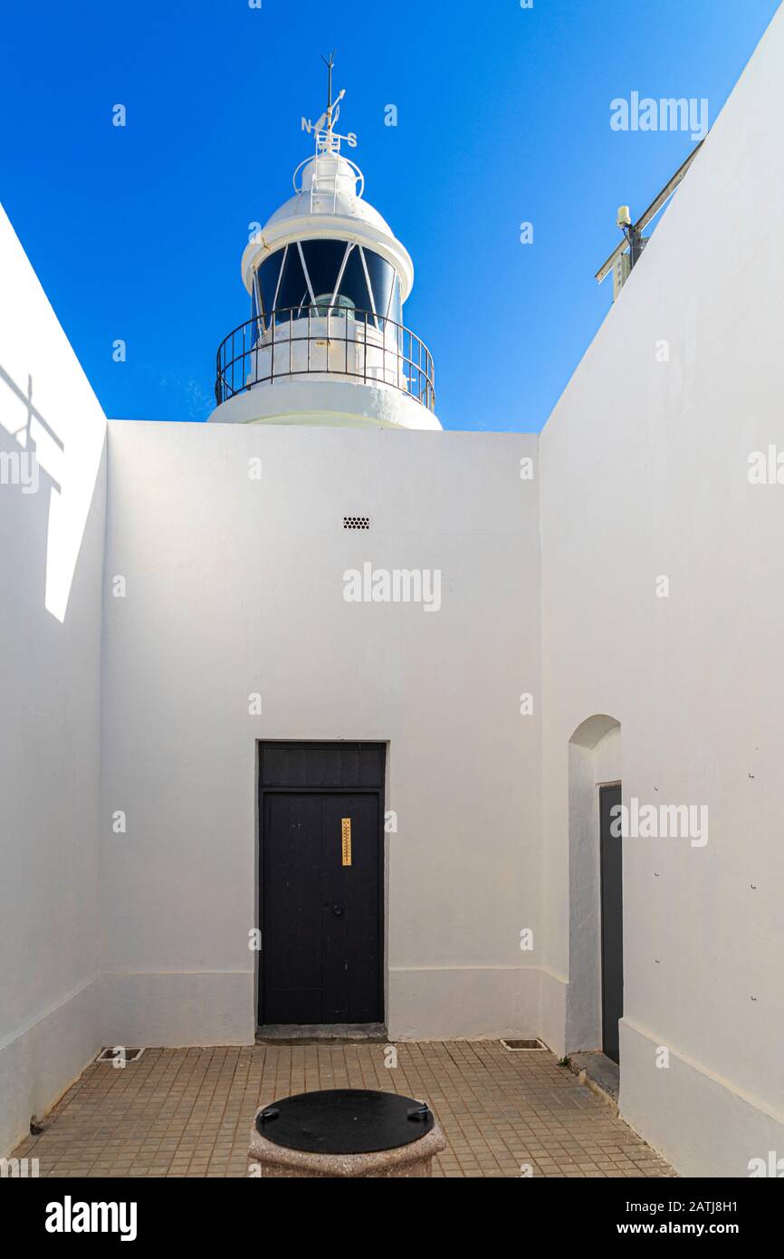 Faro de l'Albir. Albir lighthous, near Albir in Alicante province, Spain Stock Photo