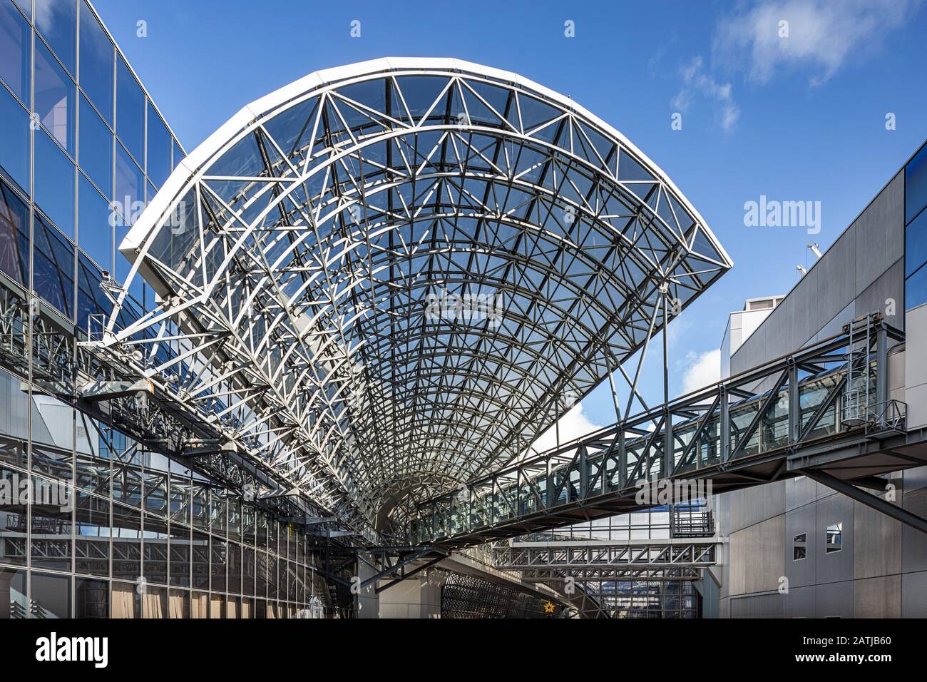 Kyoto Station in Japan. Stock Photo