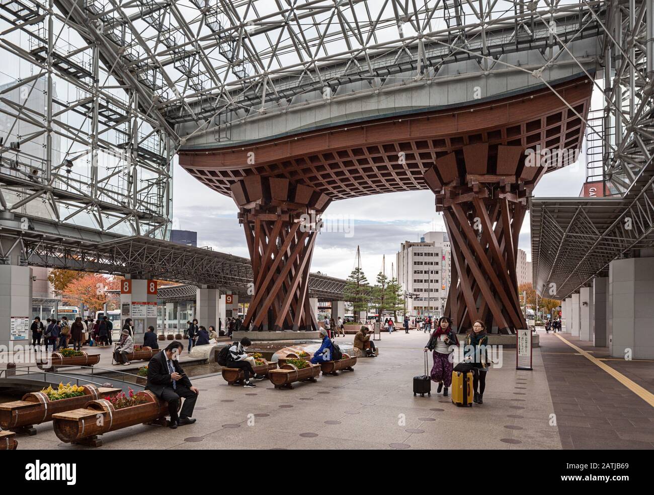 Kanazawa Station in Japan Stock Photo Alamy