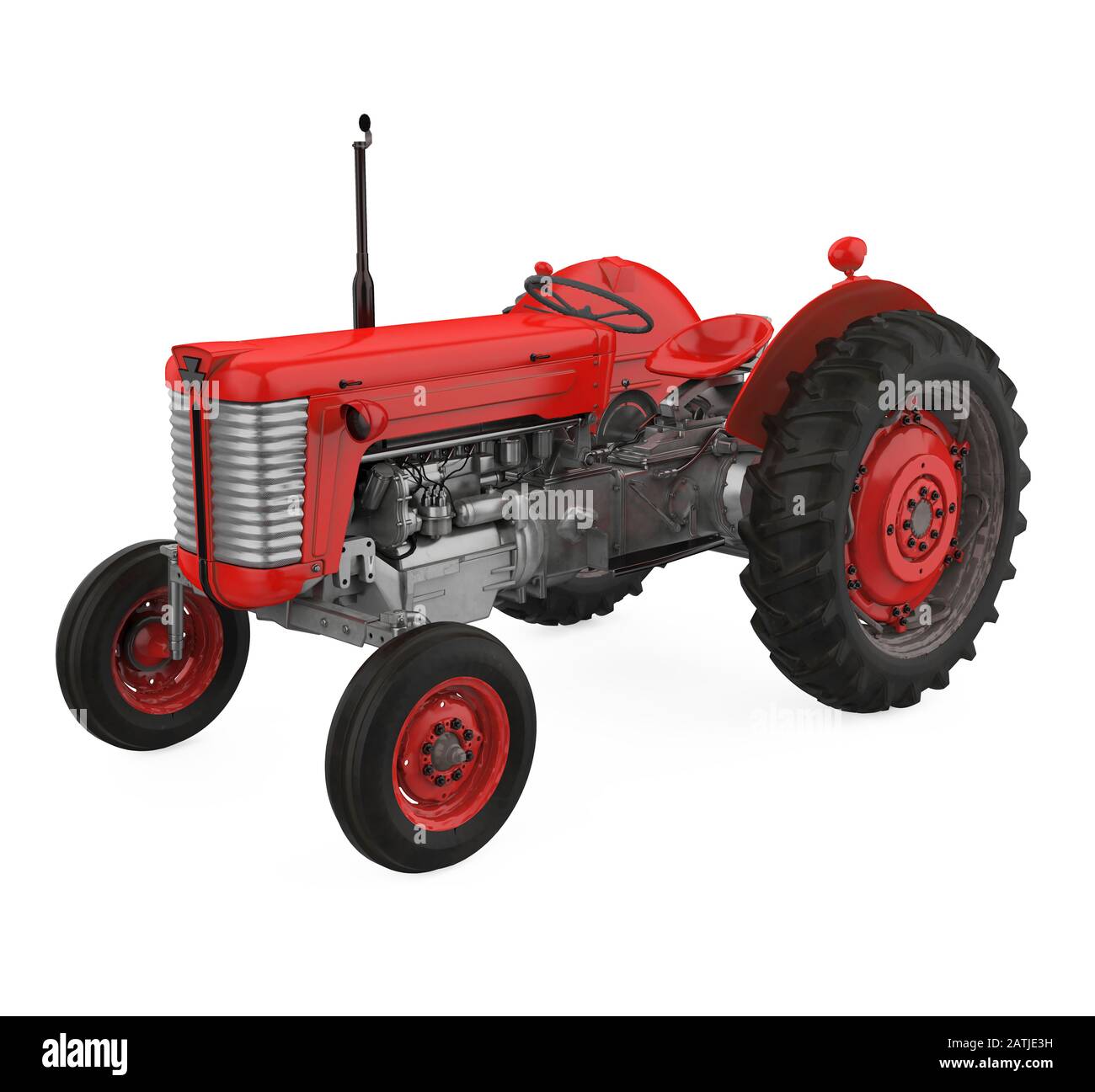 Agriculture Tractor Isolated Stock Photo Alamy