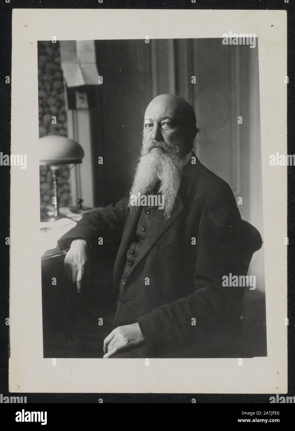 ALFRED von TIRPITZ (1849-1930) German Grand Admiral in 1903 Stock