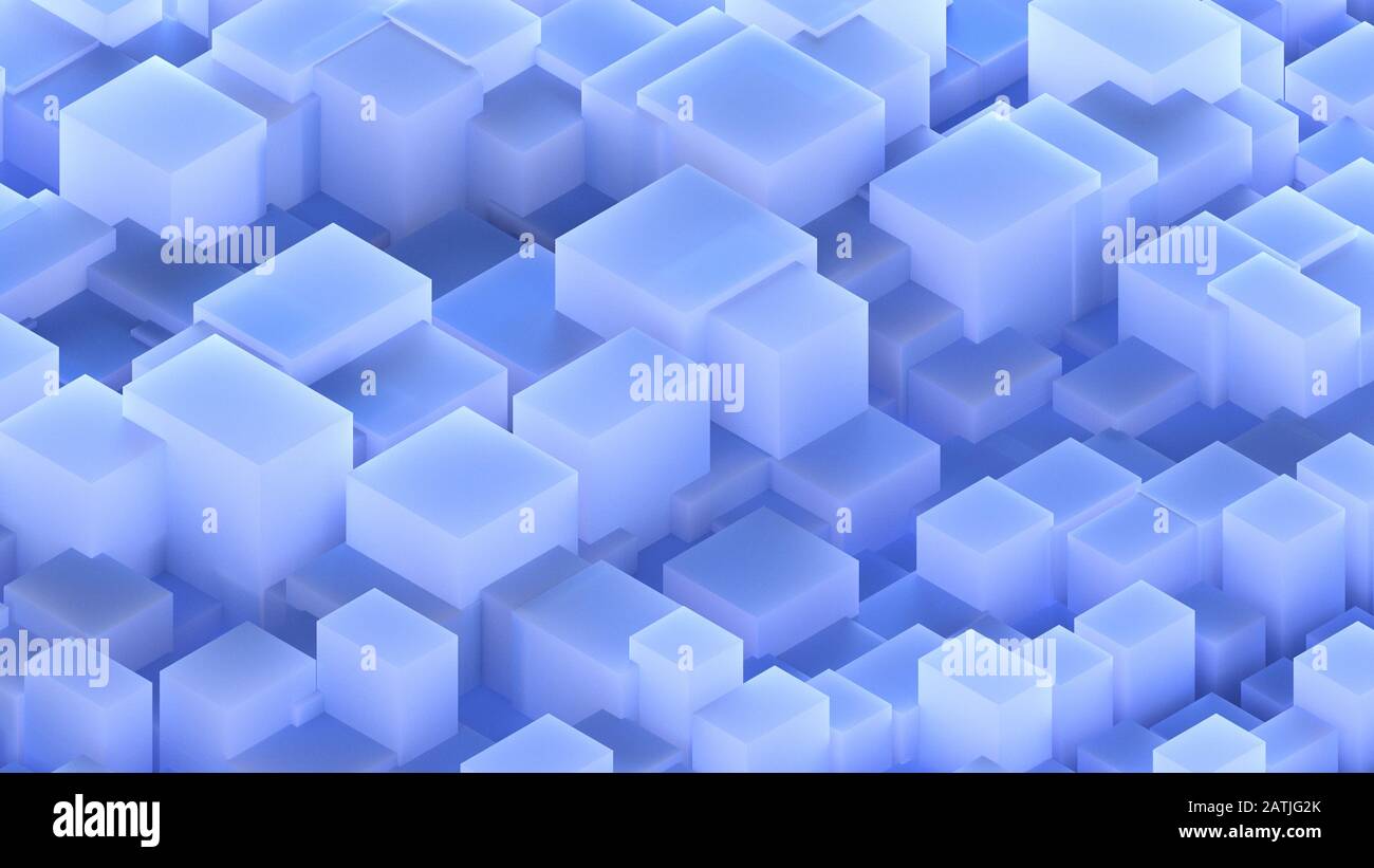 Abstract isometric shapes background hi-res stock photography and ...