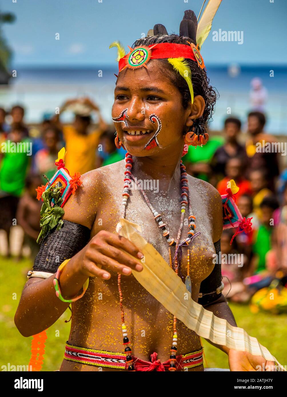 Traditional Milamala Dance of Trobriand Islands during the Festival of ...