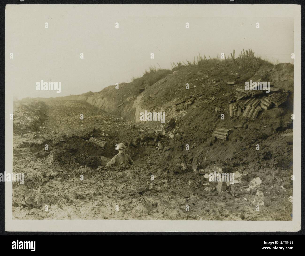 WW1 photo of destroyed French ammunition caisson WW1 photo of destroyed French ammunition caisson