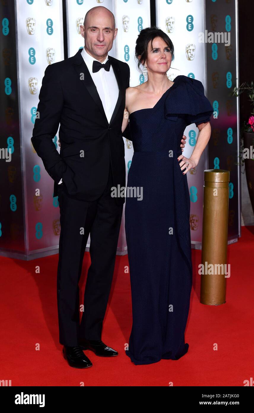 Mark Strong and Liza Marshall attending the after show party for the 73rd British Academy Film Awards. Stock Photo