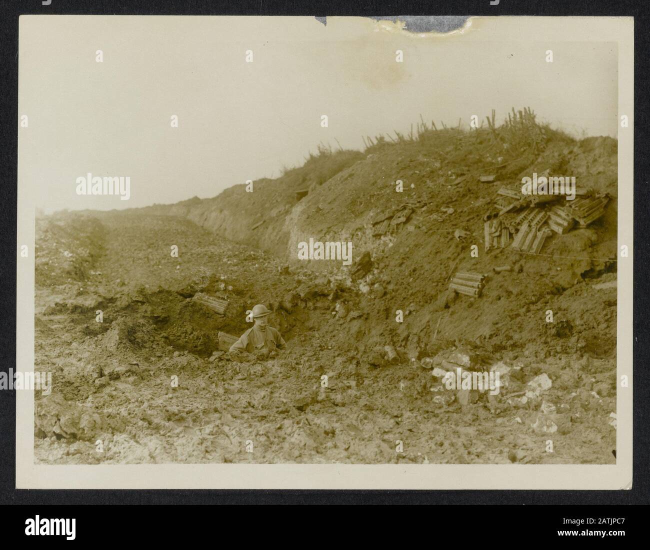 WW1 photo of destroyed French ammunition caisson WW1 photo of destroyed French ammunition caisson