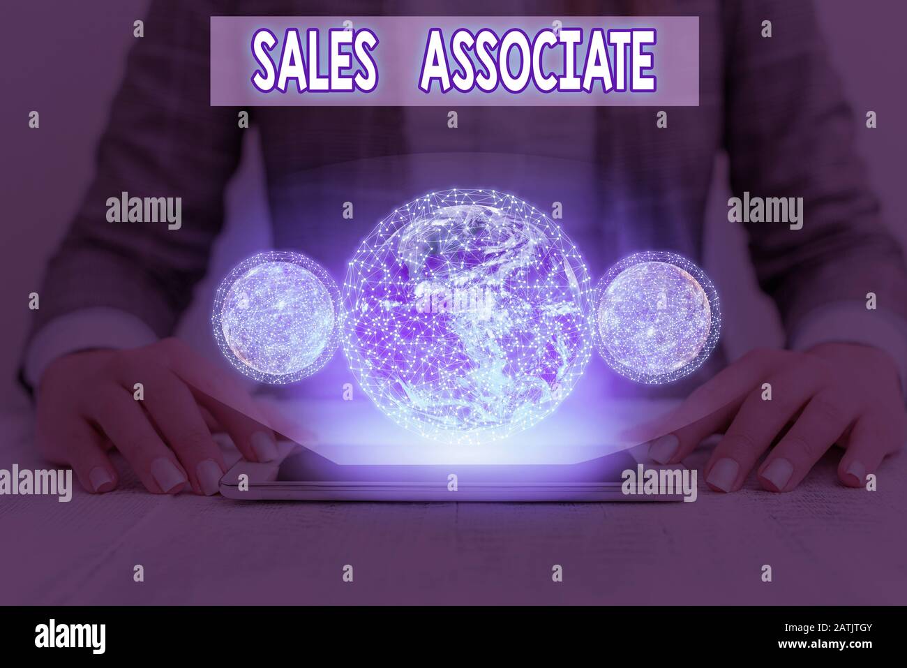 Conceptual hand writing showing Sales Associate. Concept meaning ...
