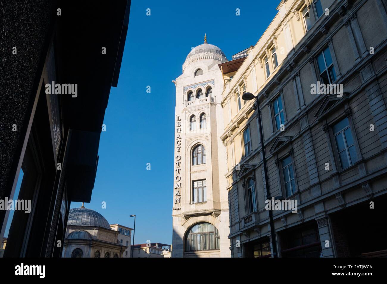 Istanbul, Turkey - Jan 10, 2020: Legacy Ottoman Hotel, Sirkeci, Istanbul, Turkey Stock Photo