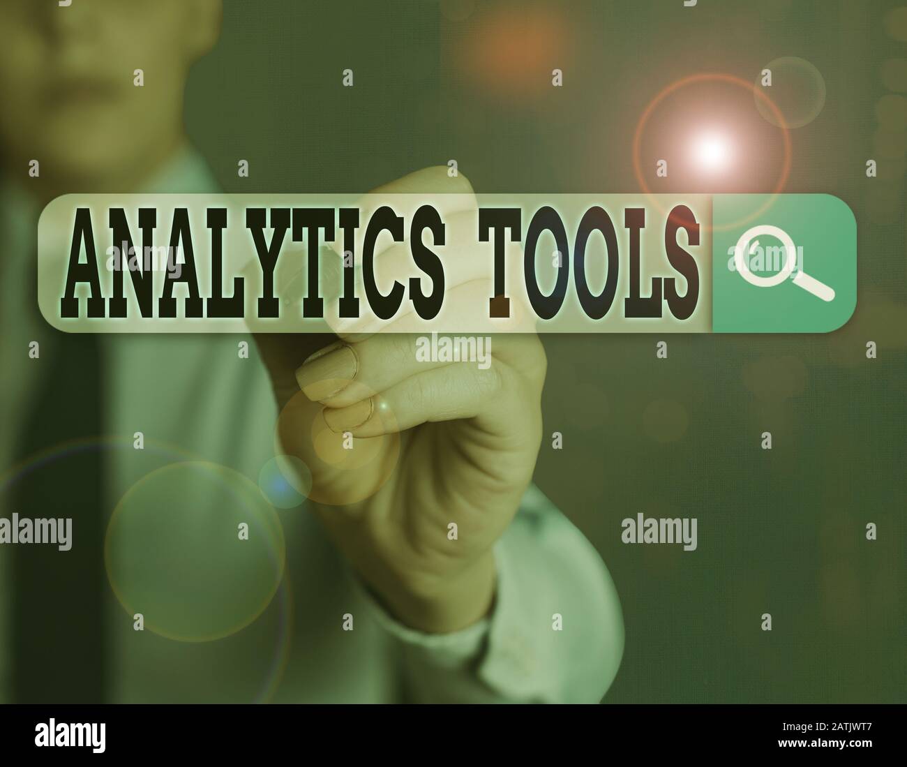 Handwriting text writing Analytics Tools. Conceptual photo pieces of ...