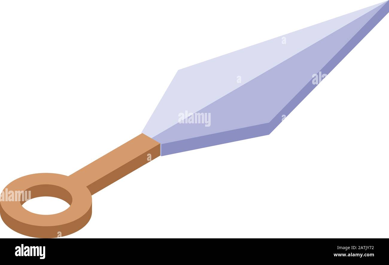 Ninja armor icon, isometric style Stock Vector