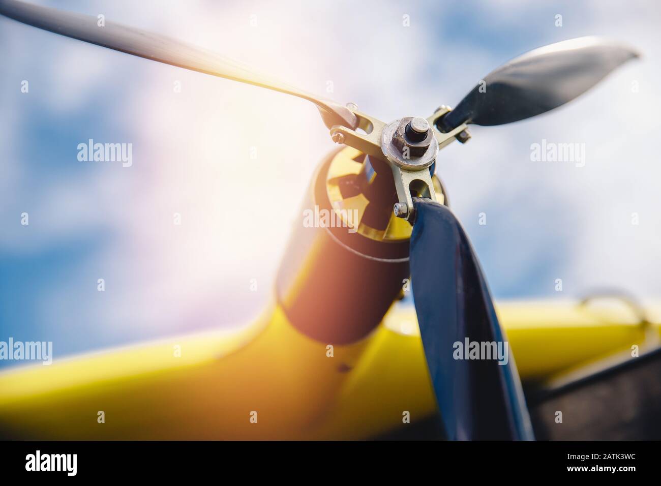 Set of equipment for launching electric model airplane Stock Photo Alamy