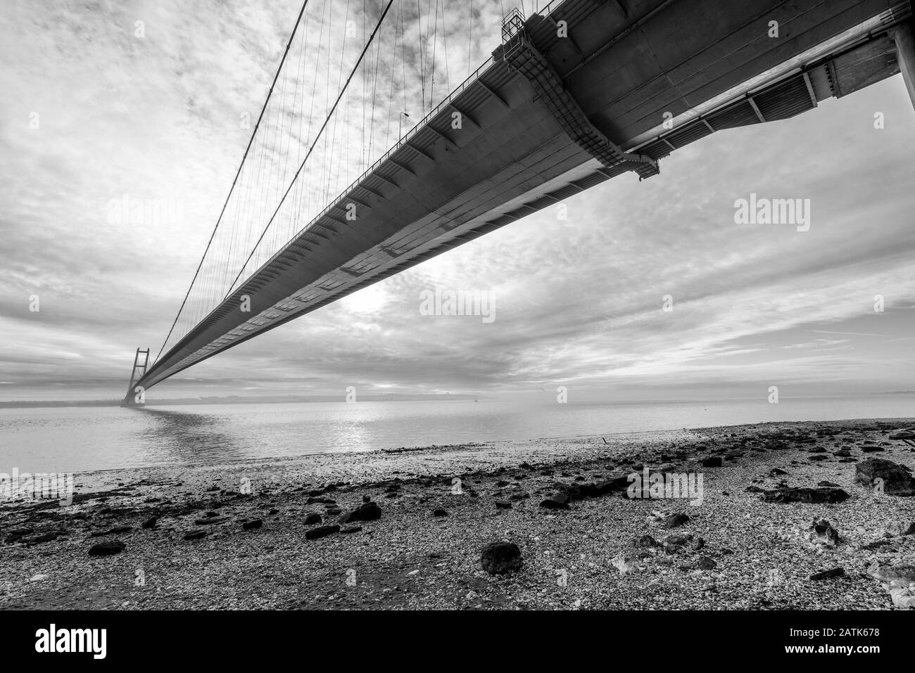 Humber Bridge, Hull, Yorkshire Stock Photo