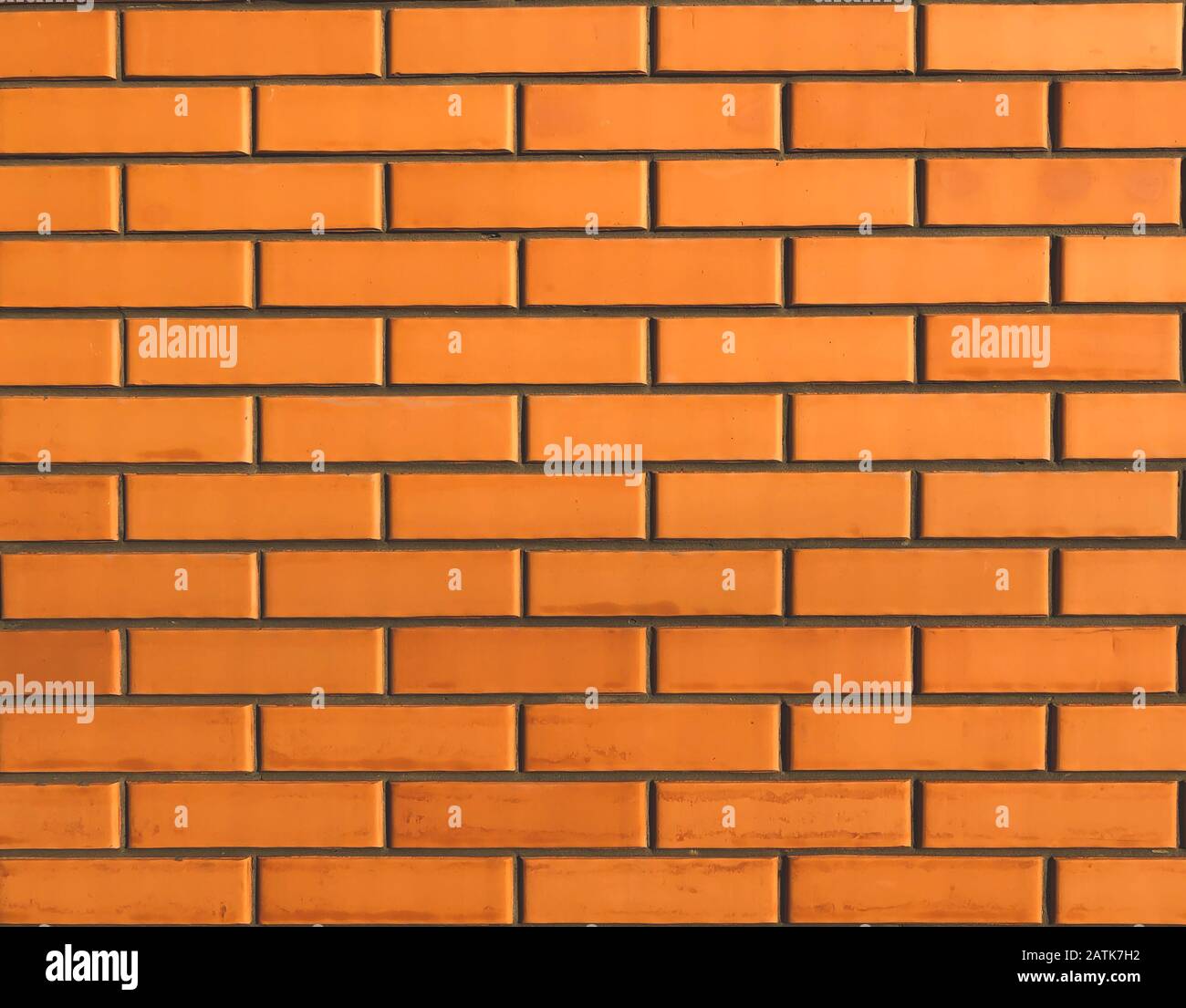 Texture of orange brick wall Stock Photo Alamy